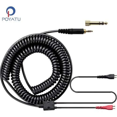 Spring Relief Coiled Cable For Sennheiser HD25 HD25-1 II HD25-C HD25-13 Headphone Replacement Cord Upgrade Cables Extra Length