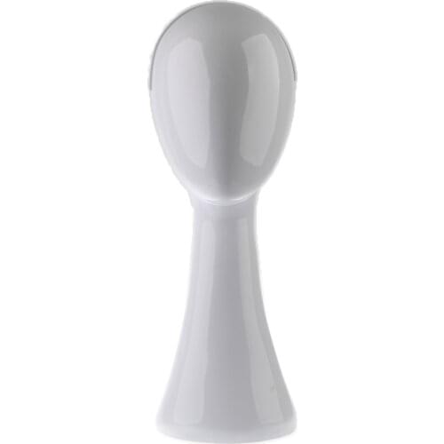 1pcs White Mannequin Head Bust Display Wig/Hair/Hat/Glasses/Jewelry/Scarf