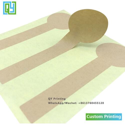 1000pcs 40x140mm free shipping custom made bottle lids sealing labels lollipop seal tags blank labels lip balm labels stickers