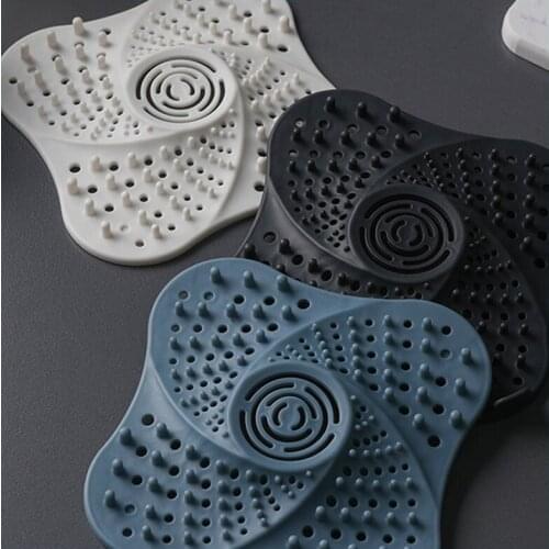 2pcs/3pcs Bath Sink Strainer Drain Hair Catcher Bath Stopper Plug Sink Strainer Filter Shower Plug Bathroom