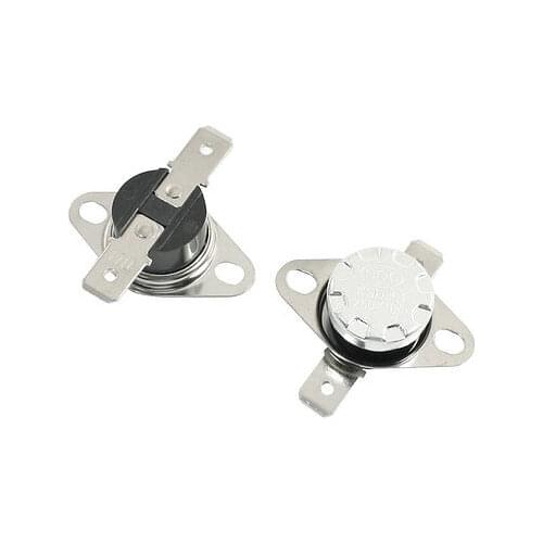 2Pcs Normally Closed 110C Thermostat Temperatur Controlled Switches