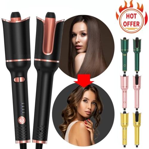 Automatic Hair Curler Iron Rotating Professional Curler Styling Tools for Curls Waves Ceramic Curly Magic Curling Iron Wave Wand