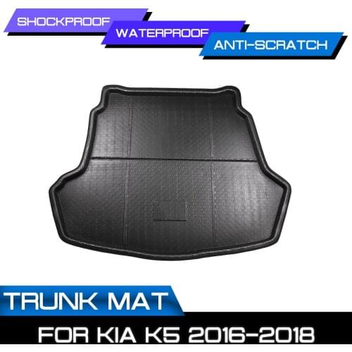 Car Floor Mat Carpet For KIA K5 2016 2017 2018 Rear Trunk Anti-mud Cover