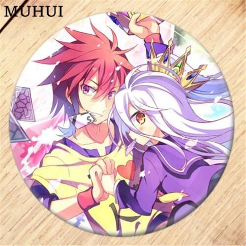 Free Shipping Anime NO GAME NO LIFE Brooch Pin Cosplay Badges For Clothes Backpack Decoration B020