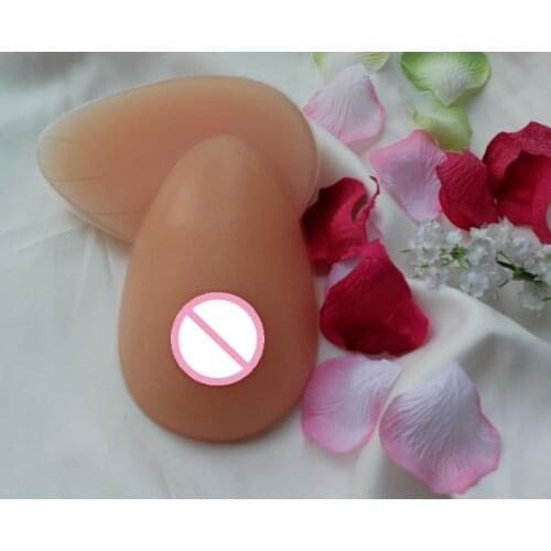 Free shipping 400g/pais A Cup Silicone Breast Form Swinwear Bra Pad Boobs Enhancer for Corssdress Mastectomy