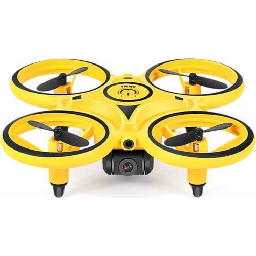 Mini Watch RC Drone Sensing Gesture Infrared Induction Quadcopter Intelligent Remote Control LED UFO Helicopter Toys For Boy