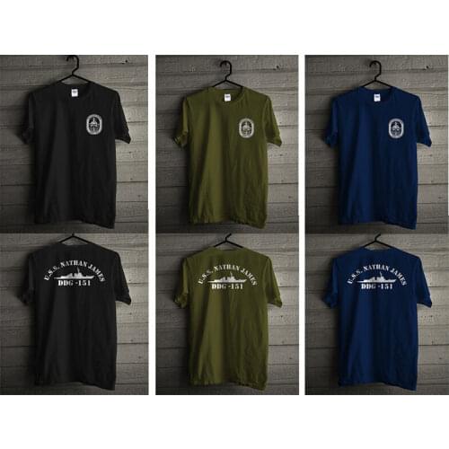 New! Uss Nathan James Ddg 151 The Last Ship Film 6A Movie Spears of Navy 2019 Fashion Unisex Tee 2 Side