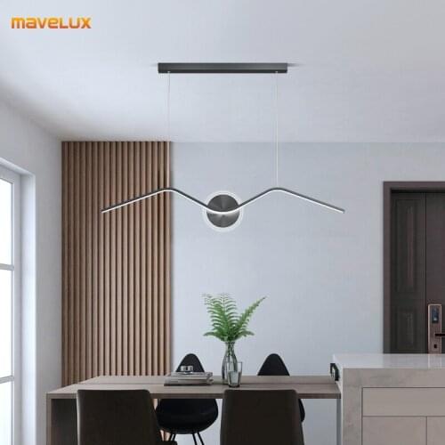 New Gold/Black LED Pendants With Remote Control For Kitchen Dining Table Bedroom Living Room Foyer Restaurant Villa Indoor Lamps