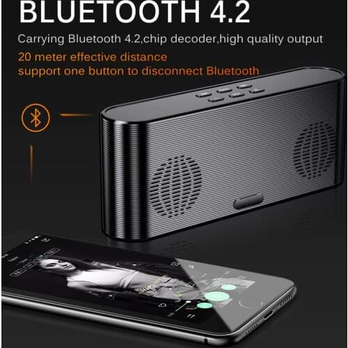 Portable Bluetooth Speaker Heavy Subwoofer 3D Stereo Music Surround Home Small Stereo Player Wireless Speaker with Power Bank