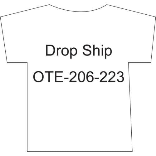 Drop Shipping & Wholesale Unisex Custom T Shirt OTE-206-223