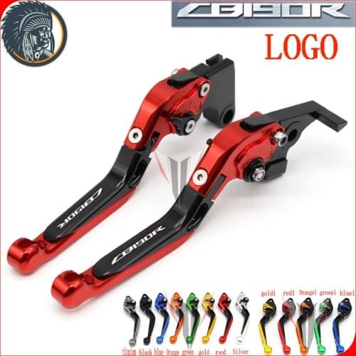 For Honda CB190R 2015-2016 CNC Motorcycle Folding Extending/ Brake Clutch Levers Hot Sale Moto Foldable Extendable Lever