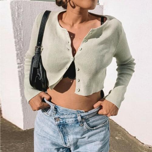 Sexy Women Ladies Blouse Front Tie Up Crop Top Womens Wrap Open Cardigan Top V neck Knitting Button Short Tops