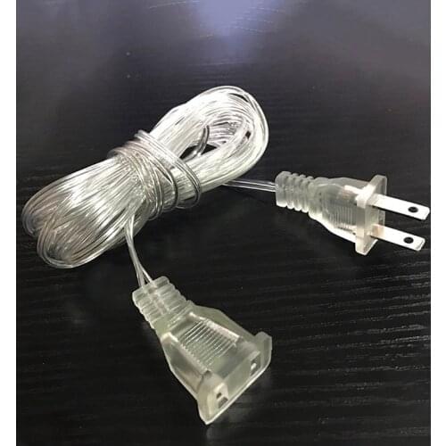 3.5 m Fariy Plug In Extension EU/US Plug for Christmas Room Decoration Lights Outdoor Decor