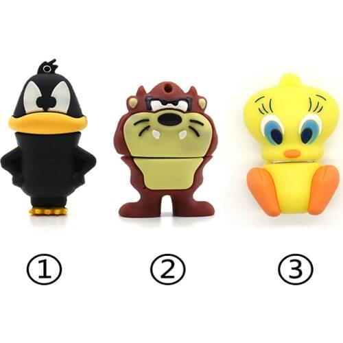 Animal Pen Drive Usb Flash Drive 64GB 32GB 16GB 8GB 4GB Pen Drive A Variety of Cute Cartoon Usb Stick U Disk Memory Stflash Disk