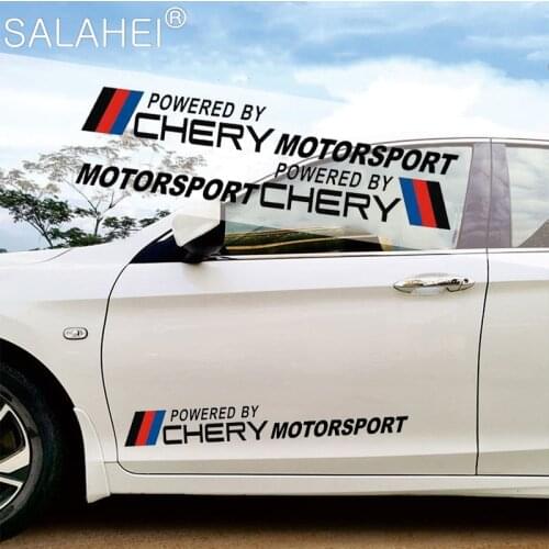 2pcs Car Door Side Stickers Styling Body Decoration Decals Film For Chery Tiggo 2 7 3 5 T11 M11 A1 Fulwin QQ A3 A5 Accessories