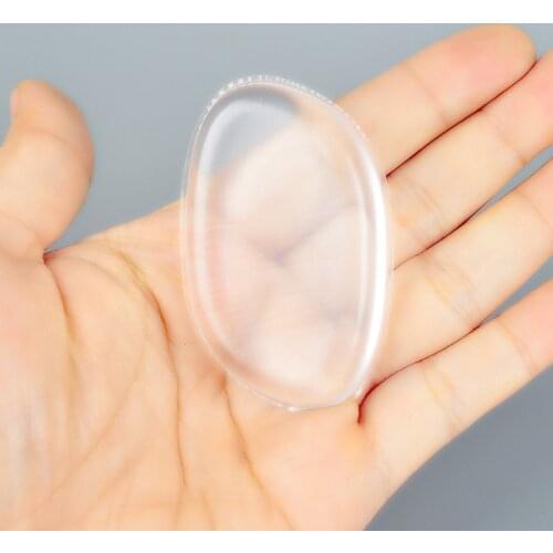 2pcs sponge Silicone Gel Face Foundation Puff Clear Makeup Beauty BB Cream Blender Tool Jelly Cosmetic Sponge Puffs