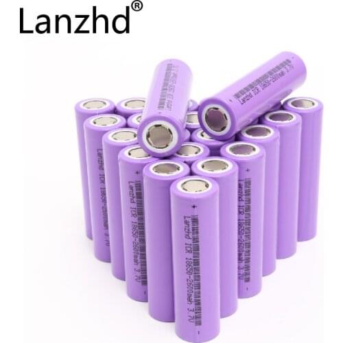 24pcs 18650 Battery 3.7v Li-ion rechargeable Batteries 26F Battery of 18650 for Laptop Toy Battery Electric and drill electronic
