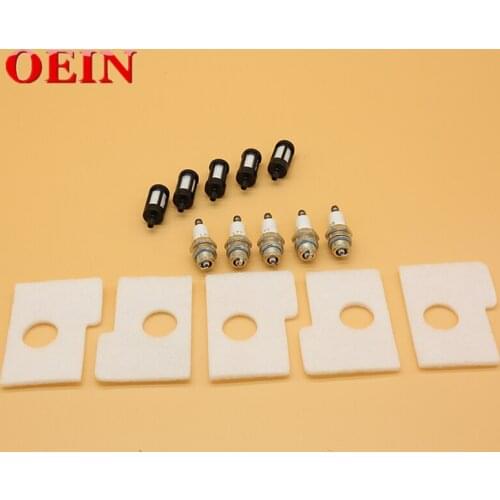 5Pcs AIR FUEL FILTER SPARK PLUG FIT FOR STIHL 017 018 MS170 MS180 MS 170 180 REPL 11301240801 CHAINSAW ENGINE REPLACE PARTS