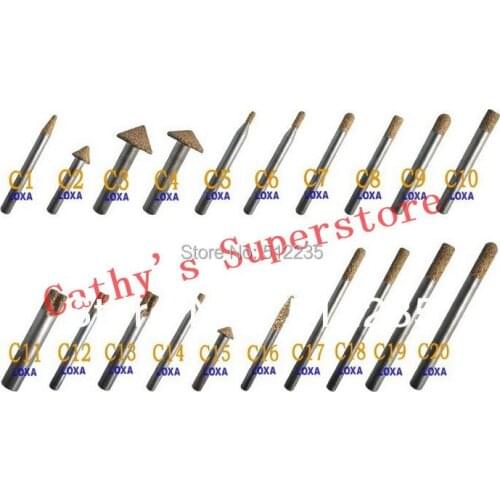 Free Shipping Diamond tool+Stone carvings cutters +CNC engraving tools+ melt diamond tools+ stone cutting bits