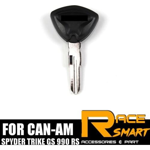 Motorcycle Uncut Blank Key For CAN AM SPYDER TRIKE GS 990 RS Blade Keys Rings GS990RS GS-990RS
