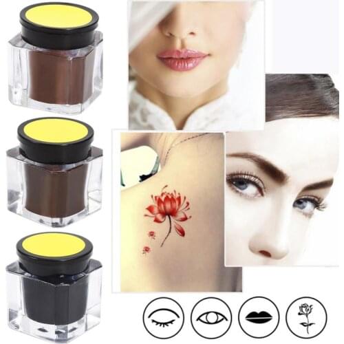 15g Permanent Makeup Ink Tattoo Ink Microblading Pigment for Beginners Training Eyebrow Tattoo Ink makeup tattoo tool