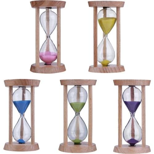Wooden Sand Clock 3 Minutes Hourglass Sandglass Toothbrush Timer Children Gift Portable Time Counter Household Table Decor