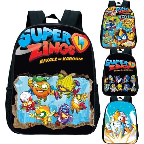Cool Pattern Children Super Zings Kindergarten Backpack Primary Schoolbag Superzings Bookbag Rucksack Kids Start School Gift