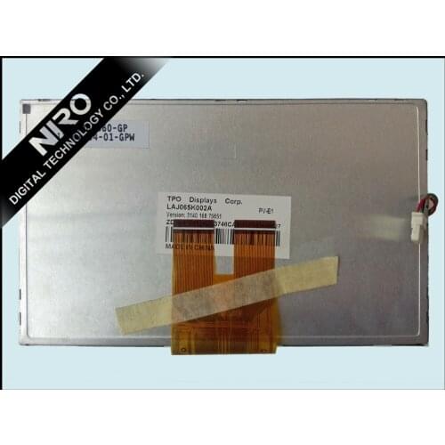KCVV DHL Shipping Brand New Original Car DVD/GPS Navigation 6.5" LCD Display Screen LAJ065K002A LCD Panel For Passat (2009)