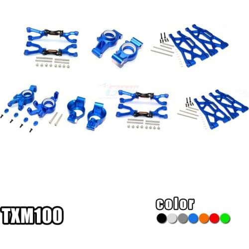 Aluminum Complete Suspension Arm set+ Knuckle Arm set for 1/5 rc car TRAXXAS parts X-MAXX 6S/8S