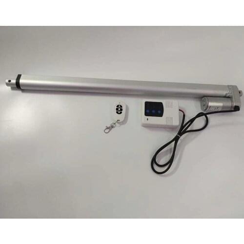 25-450mm stroke linear actuator with 350N thrust 25mm/s speed, optional 12v inlet 12v outlet remote controller and bracket