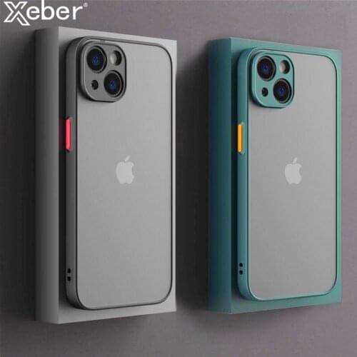 Transparent Matte Shockproof Phone Case For iPhone 12 Mini 11 Pro Max XR XS 6 6S 7 8 Plus SE 2 Camera Lens Protection Back Cover