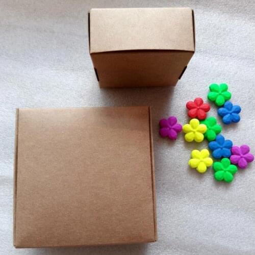 10pcs Rectangle Kraft Paper Box Gift Box Packaging Boxes For Cakes/wedding/christmas/jewelry Packaging Display Storage Boxes Diy