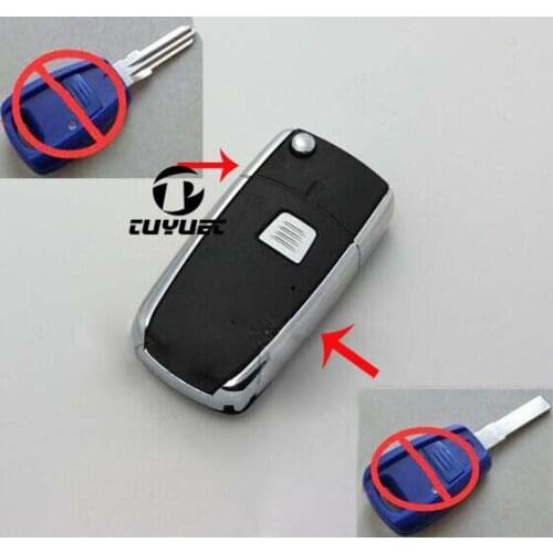 Blank Modified Folding Flip Remote Key Shell for Fiat Car Key Case SIP22/ GT15R Uncut Blade Cover