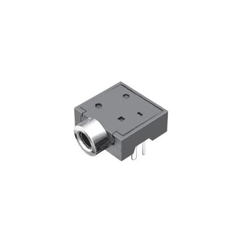 1000pcs Phone Jack Diameter 2.5mm 5 pin audio socket for 3 poles earphone plug through hole right angle 3 locators DC30V 0.5A