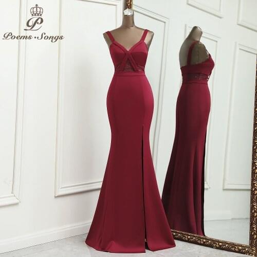 2021 Sexy transparent waist evening dress vestidos formales vestidos de fiesta robe de soiree de mariage robe longue party dress