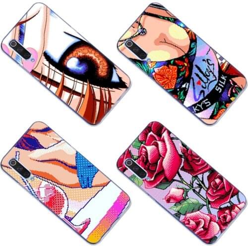 Hot Art Pixel Aesthetic Silicone Case for Xiaomi Mi POCO X3 NFC M3 F3 Note 10 S 10i 10T 11X Pro 11i 11 Ultra 11 Lite Soft Cover