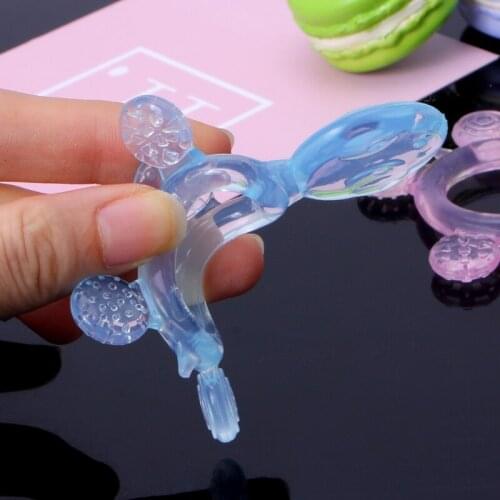 Tortoise Baby Soothing Teether Boy Girl Tooth Bit Chew Charms Baby Teething Toys Silicone Teethers BPA Free Silicone Animal