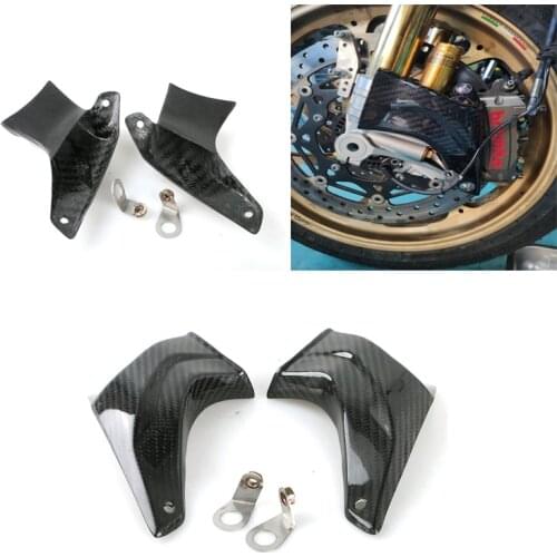 Moto Air Duct Cooling Front Brake Calipers Pads Tube for Ducati Diavel 2011 to 2019 Carbon Fiber Motorcycle Accessories