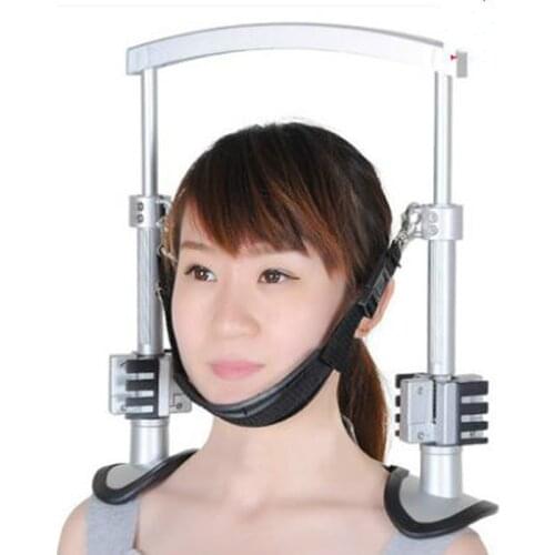 High quality family neck cervical traction apparatus fixed tension air pillow neck hung holder support around the neck