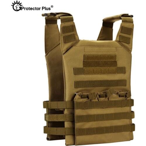 PROTECTOR PLUS Tactical Vest JPC Camo Military Pouches MOLLE Adjustable Armor Outdoor Amphibious Vest Fishing Hunting CS