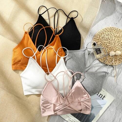 Women Tube Top Tank Crop Tops Sexy Lingerie Seamless Underwear Intimates With Removable Padded Fashion Beauty Back Woman Top