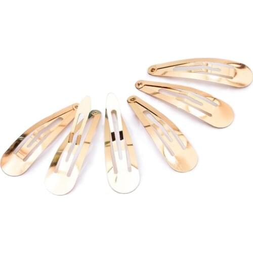 10PCS Simple Gold Hair Clips Girls Hairpins BB Clips Barrettes Headbands for Women Hairgrips Snap Hair Clips Hair Tool 4/5/6cm