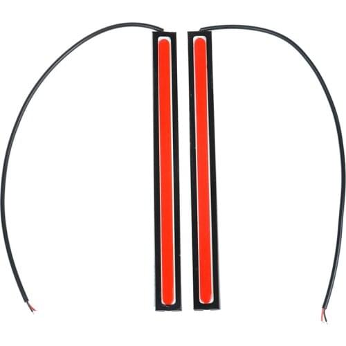 2Pcs Universal CarLED Strip Car Running Fog Lamp Driving Strip Light Waterproof 12V Flexible Led Strip Accessorie