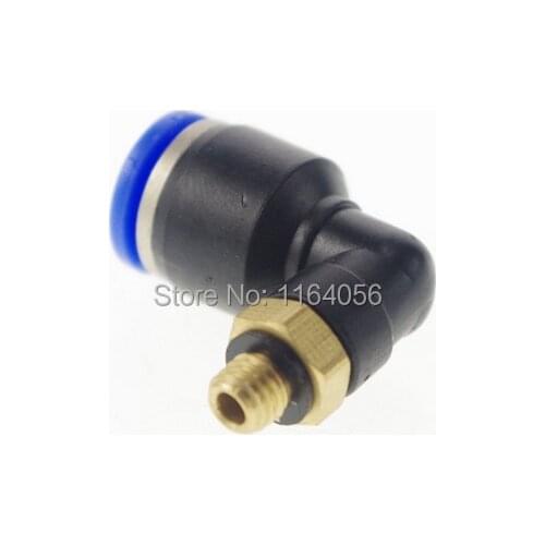 20pcs Tube OD 6mm x M5 Pneumatic Connectors Elbow Fitting