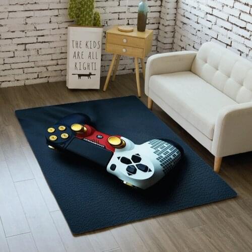 3D Carpet for Kids Room Living Room Carpets Game Console Boys Bedroom Area Rug Decor Soft Non-slip Long Kitchen Rugs Door Mat