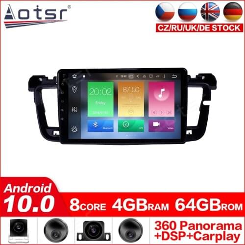 For Peugeot 508 2011-2018 PX6 4G+64GB Car Radio Multimedia Video Player Navigation GPS Android 10.0 No 2din car DVD player IPS
