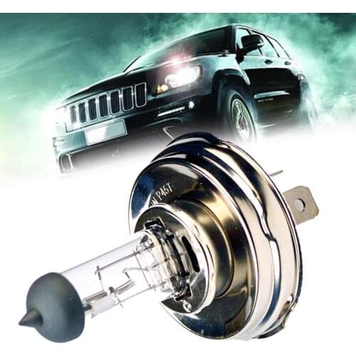 Car Light 2PCS H4 P45T 12V 50W /100W Clear Glass 2500LM HeadLights Car Bulbs Halogen Lamps