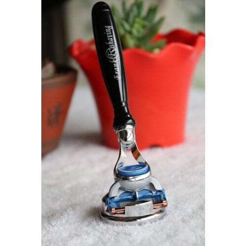 Frank Shaving(FS), #FU-01EB, 5 Layer Blades Shaving Razor With Faux Ebony handle +FREE Razor Holder(#43)+FREE SHIPPING