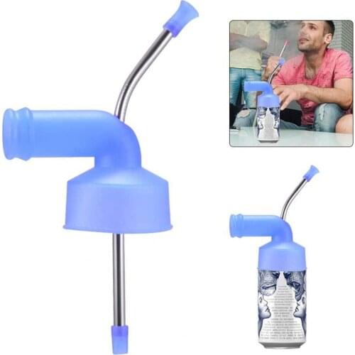 Beer Bottle Funnel Creative Reusable Plastic Fast Drinking Dispenser for Party