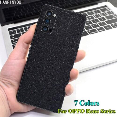 For OPPO Reno Z 4 5 SE ACE 2 10x zoom Pro Plus 5G Rear Back Flash Point Matte Film Protection Skin Decal Twinkle Sticker
